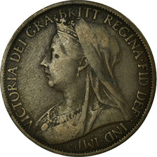 Coin, Great Britain, Victoria, Penny, 1900, VF(20-25), Bronze, KM:790