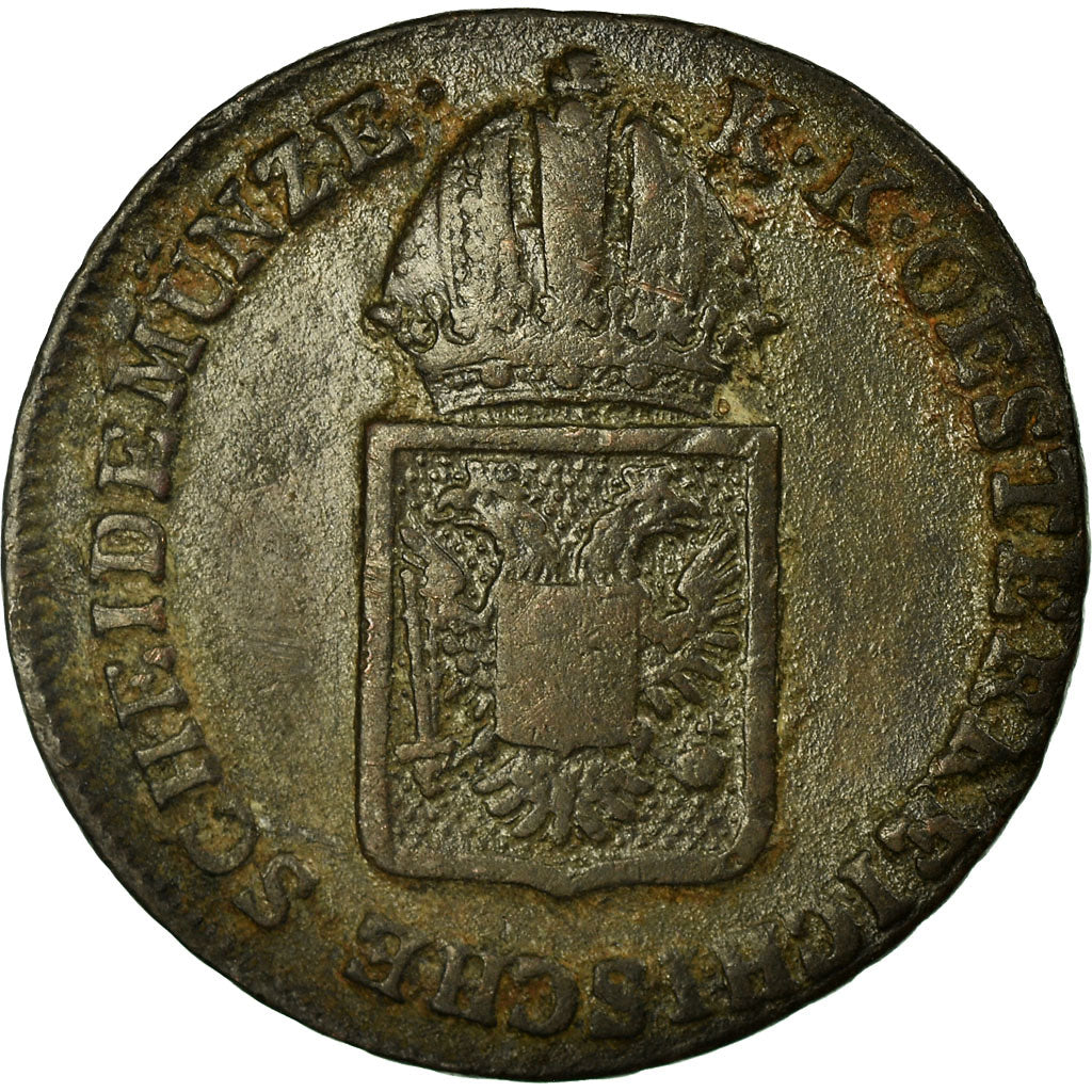 Coin, Austria, Franz II (I), 1/2 Kreuzer, 1816, VF(30-35), Copper, KM:2110