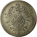 Coin, GERMANY - EMPIRE, Wilhelm I, Mark, 1881, Stuttgart, VF(20-25), Silver
