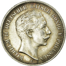 Coin, German States, PRUSSIA, Wilhelm II, 2 Mark, 1905, Berlin, VF(30-35)