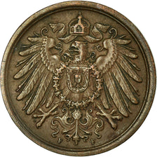 Coin, GERMANY - EMPIRE, Wilhelm II, 2 Pfennig, 1913, Stuttgart, EF(40-45)