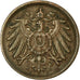 Coin, GERMANY - EMPIRE, Wilhelm II, 2 Pfennig, 1913, Stuttgart, EF(40-45)