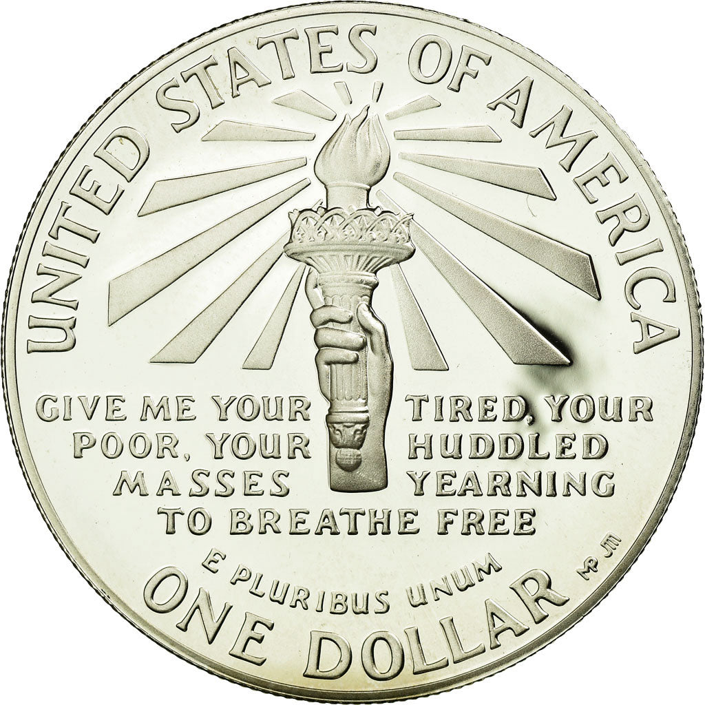 Coin, United States, Dollar, 1986, U.S. Mint, San Francisco, MS(65-70), Silver