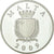 Malta, 10 Euro, 2009, Paris, MS(65-70), Srebro, KM:133