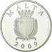 Malta, 10 Euro, 2009, MS(65-70), Prata, KM:133
