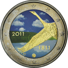 Finland, 2 Euro, 2011, Couleur, EF(40-45), Bi-Metallic, KM:163