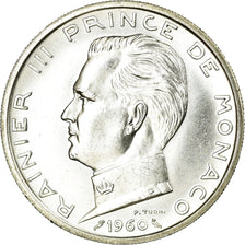 Coin, Monaco, Rainier III, 5 Francs, 1960, MS(65-70), Silver, KM:141