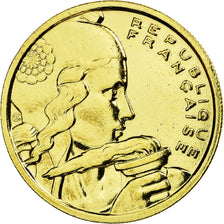 Coin, France, Cochet, 100 Francs, 1954, MS(60-62), Gold plated, KM:919.1