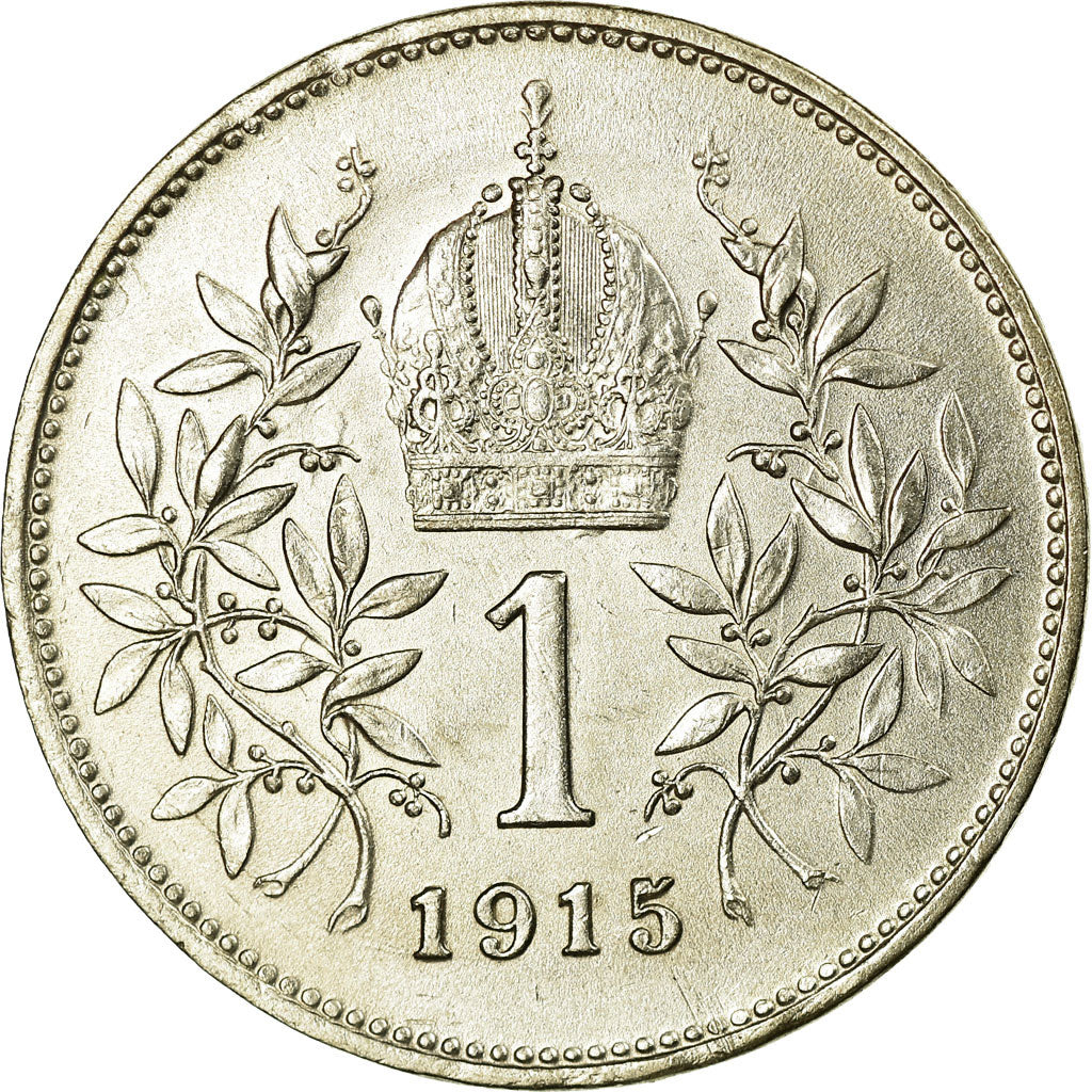 Coin, Austria, Franz Joseph I, Corona, 1915, MS(63), Silver, KM:2820
