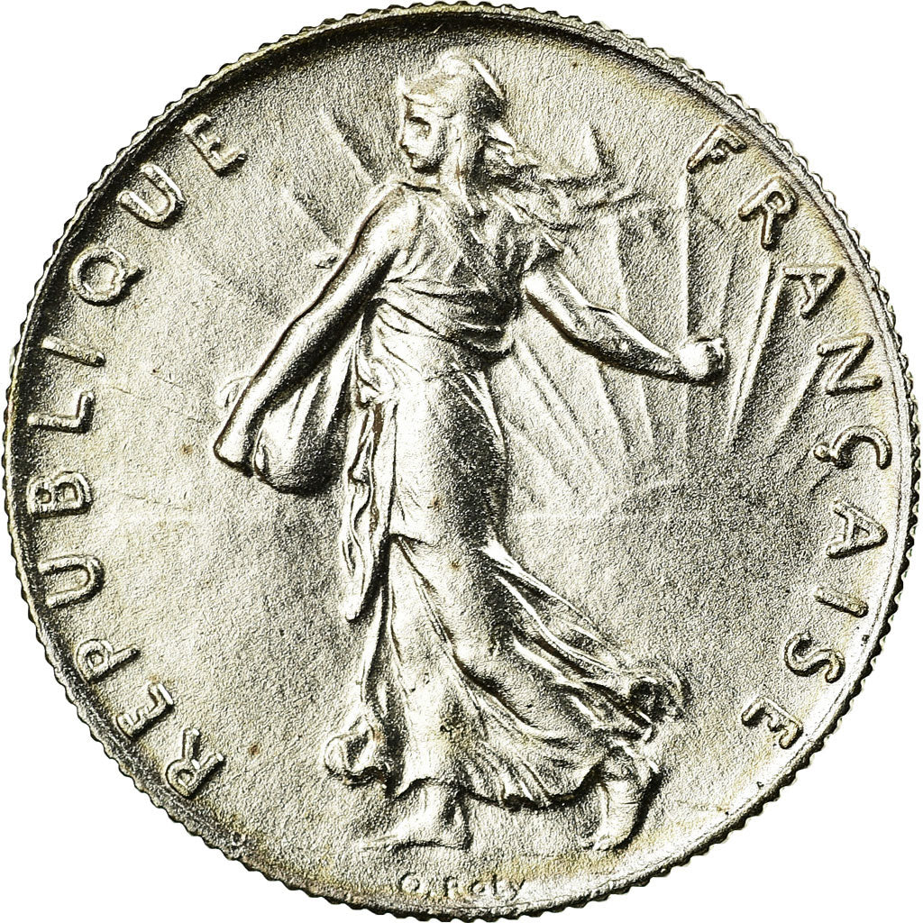 Coin, France, Semeuse, 50 Centimes, 1918, Paris, MS(63), Silver, KM:854