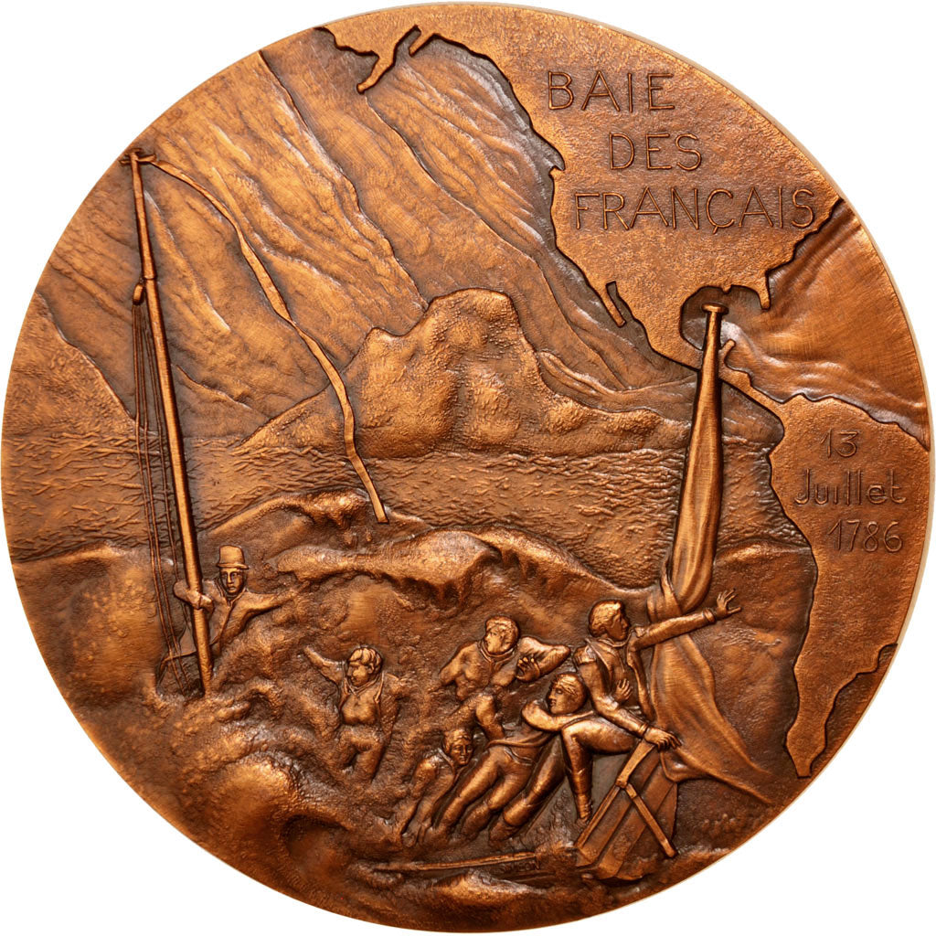 FRANCE, Shipping, French Fifth Republic, Medal, AU(55-58), Copper, 82, 250.00