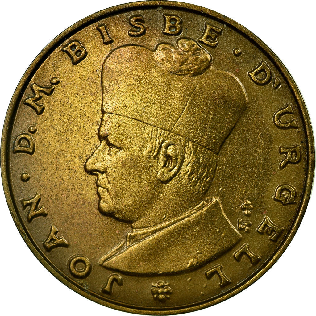 Coin, Andorra, Diner, 1984, AU(55-58), Copper And Zinc, KM:15