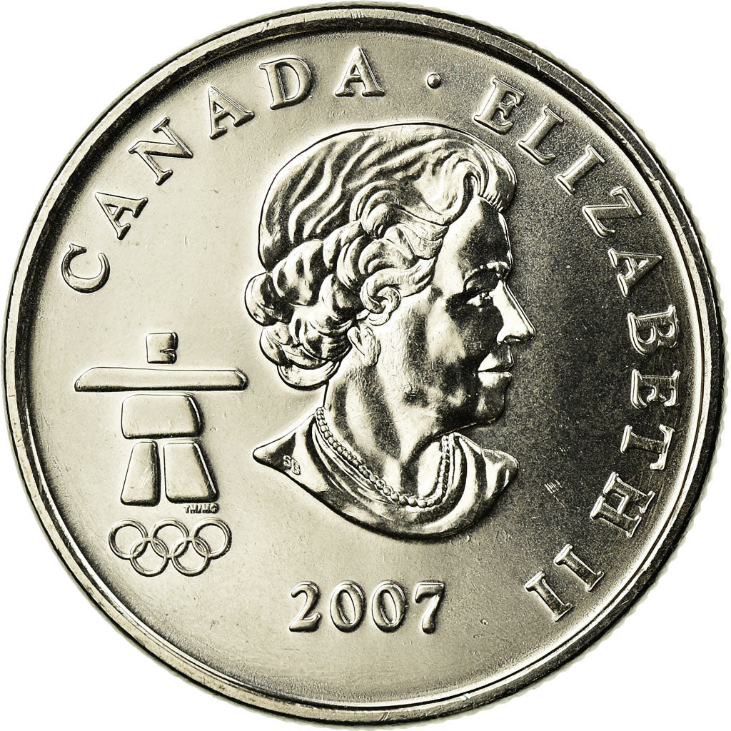 Moeda, Canadá, Elizabeth II, 25 Cents, 2007, Royal Canadian Mint, Ottawa