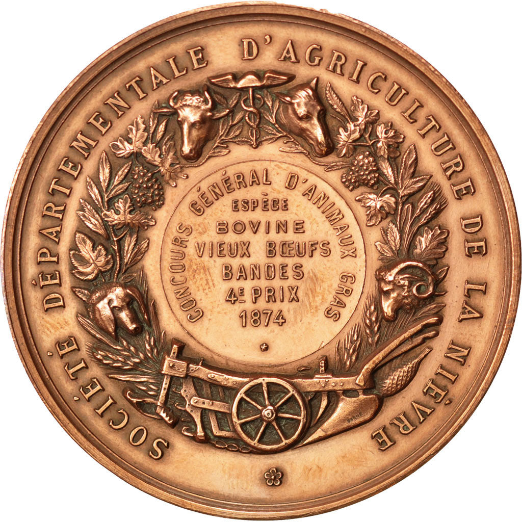 FRANCE, Business & industry, French Third Republic, Medal, AU(55-58), Lagrange,.
