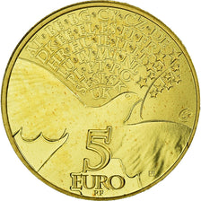 France, 5 Euro, Europa, 2015, BE, MS(65-70), Gold, Gadoury:EU737