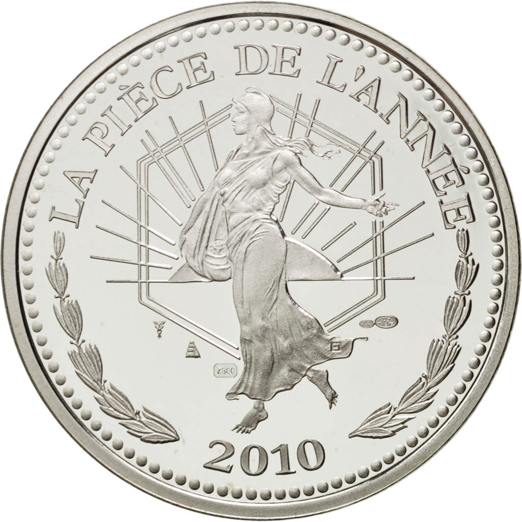 FRANCE, Politics, Society, War, The Fifth Republic, Medal, MS(65-70), Silver,...