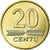 Moneta, Litwa, 20 Centu, 2010, MS(63), Mosiądz niklowy, KM:107