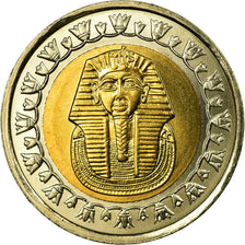 Coin, Egypt, Pound, 2005/AH1426, Cairo, MS(63), Bi-Metallic, KM:940