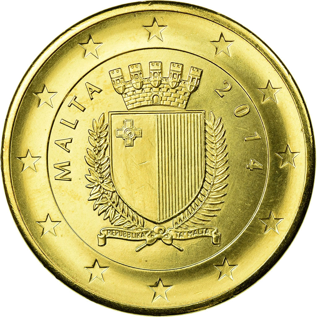 Malta, 5 Euro, 2014, SPL, Ottone