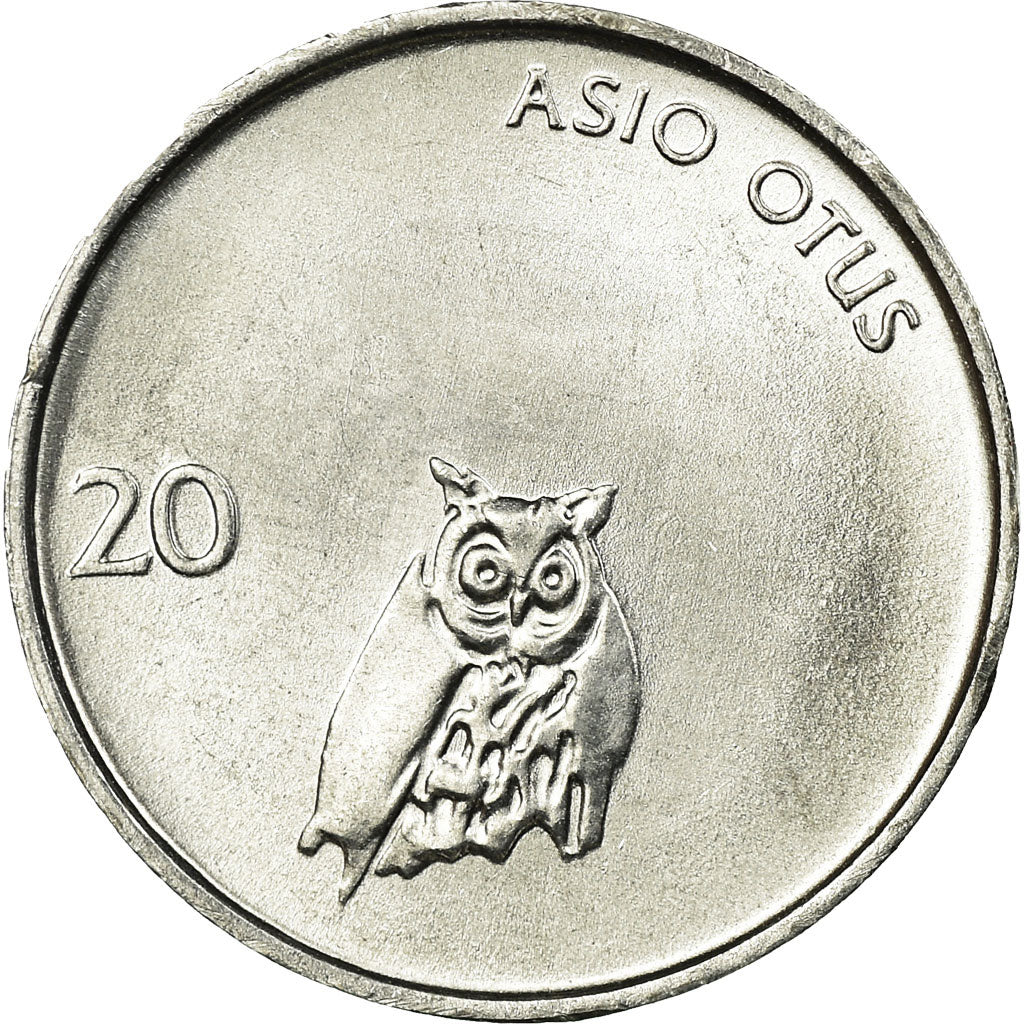 Coin, Slovenia, 20 Stotinov, 1992, MS(63), Aluminum, KM:8