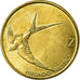 Coin, Slovenia, 2 Tolarja, 1998, MS(63), Nickel-brass, KM:5