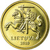 Munten, Lithouwen, 10 Centu, 2010, UNC-, Nickel-brass, KM:106