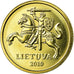 Coin, Lithuania, 10 Centu, 2010, MS(63), Nickel-brass, KM:106