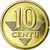 Moneda, Lituania, 10 Centu, 2010, SC, Níquel - latón, KM:106