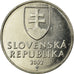 Monnaie, Slovaquie, 2 Koruna, 2002, SPL, Nickel plated steel, KM:13