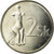 Moneta, Slovacchia, 2 Koruna, 2002, SPL, Acciaio placcato nichel, KM:13