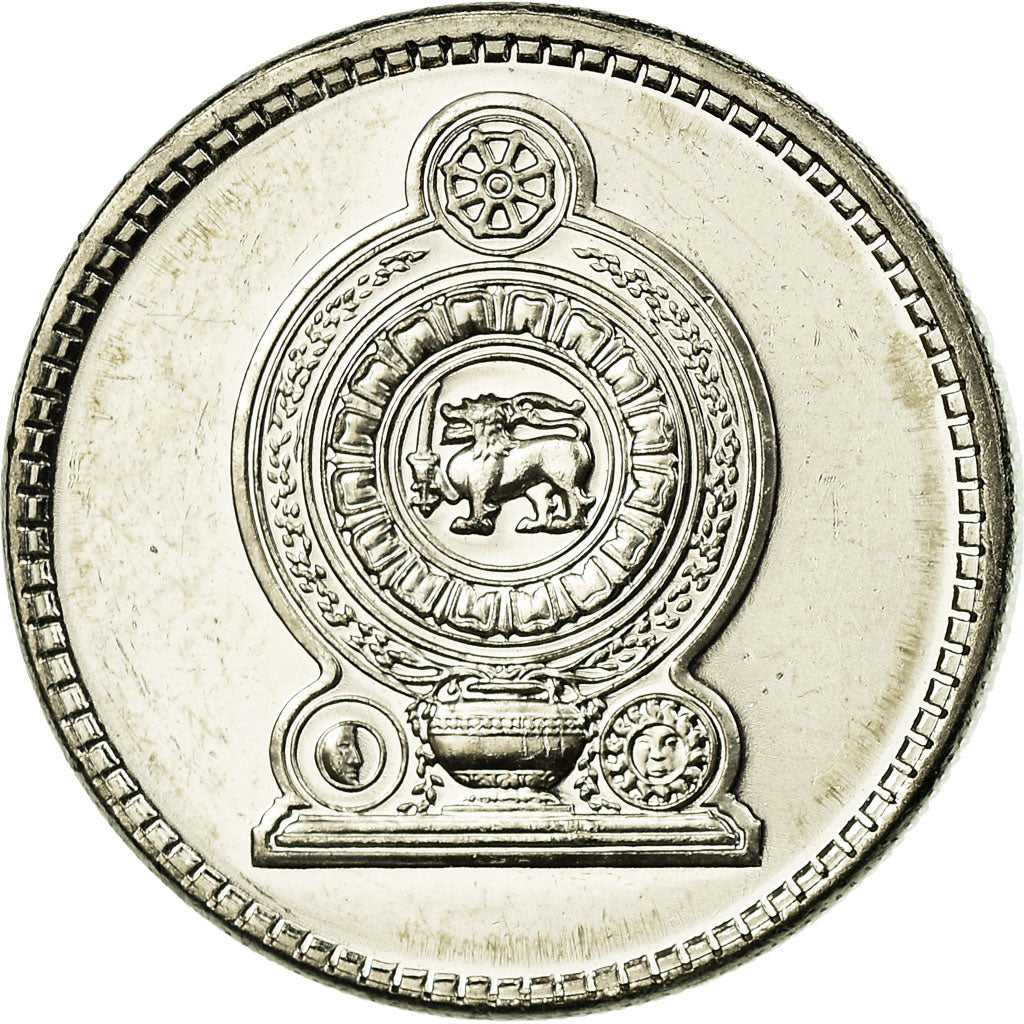 Coin, Sri Lanka, 50 Cents, 2004, MS(63), Nickel plated steel, KM:135.2a