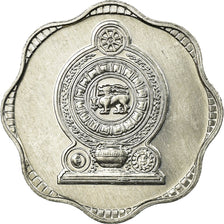 Coin, Sri Lanka, 10 Cents, 1991, MS(63), Aluminum, KM:140a
