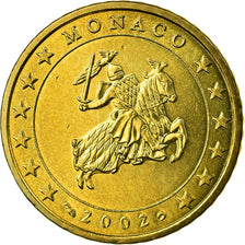 Monaco, 50 Euro Cent, 2002, SPL, Laiton, KM:172