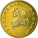Monaco, 50 Euro Cent, 2002, SPL, Laiton, KM:172