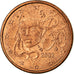 France, Euro Cent, 2002, EF(40-45), Copper Plated Steel, KM:1282