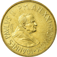 Coin, VATICAN CITY, John Paul II, 20 Lire, 1999, Rome, AU(55-58)