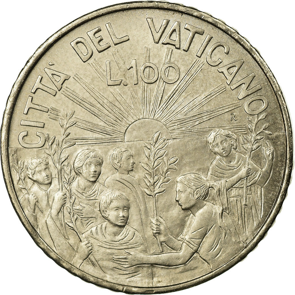 Moneda, CIUDAD DEL VATICANO, John Paul II, 100 Lire, 1999, Rome, EBC, Cobre -