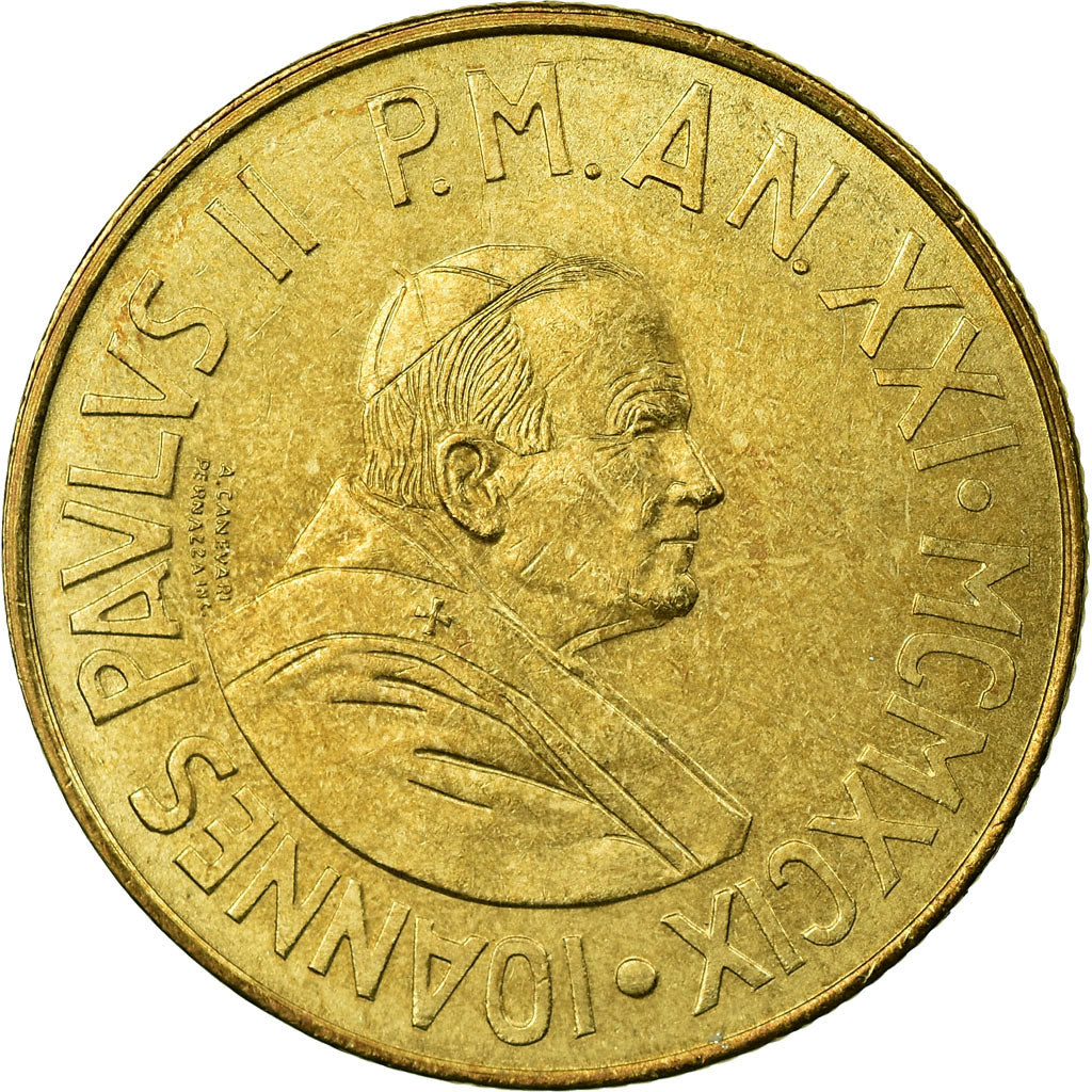 Moneta, CITTÀ DEL VATICANO, John Paul II, 200 Lire, 1999, Rome, SPL-