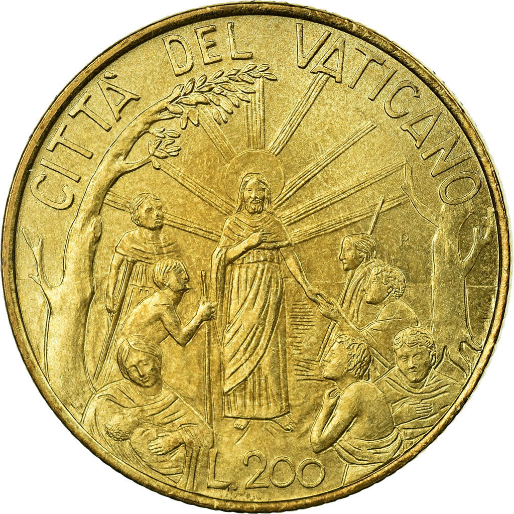 Moneta, CITTÀ DEL VATICANO, John Paul II, 200 Lire, 1999, Rome, SPL-