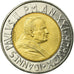 Coin, VATICAN CITY, John Paul II, 500 Lire, 1999, Rome, MS(63), Bi-Metallic