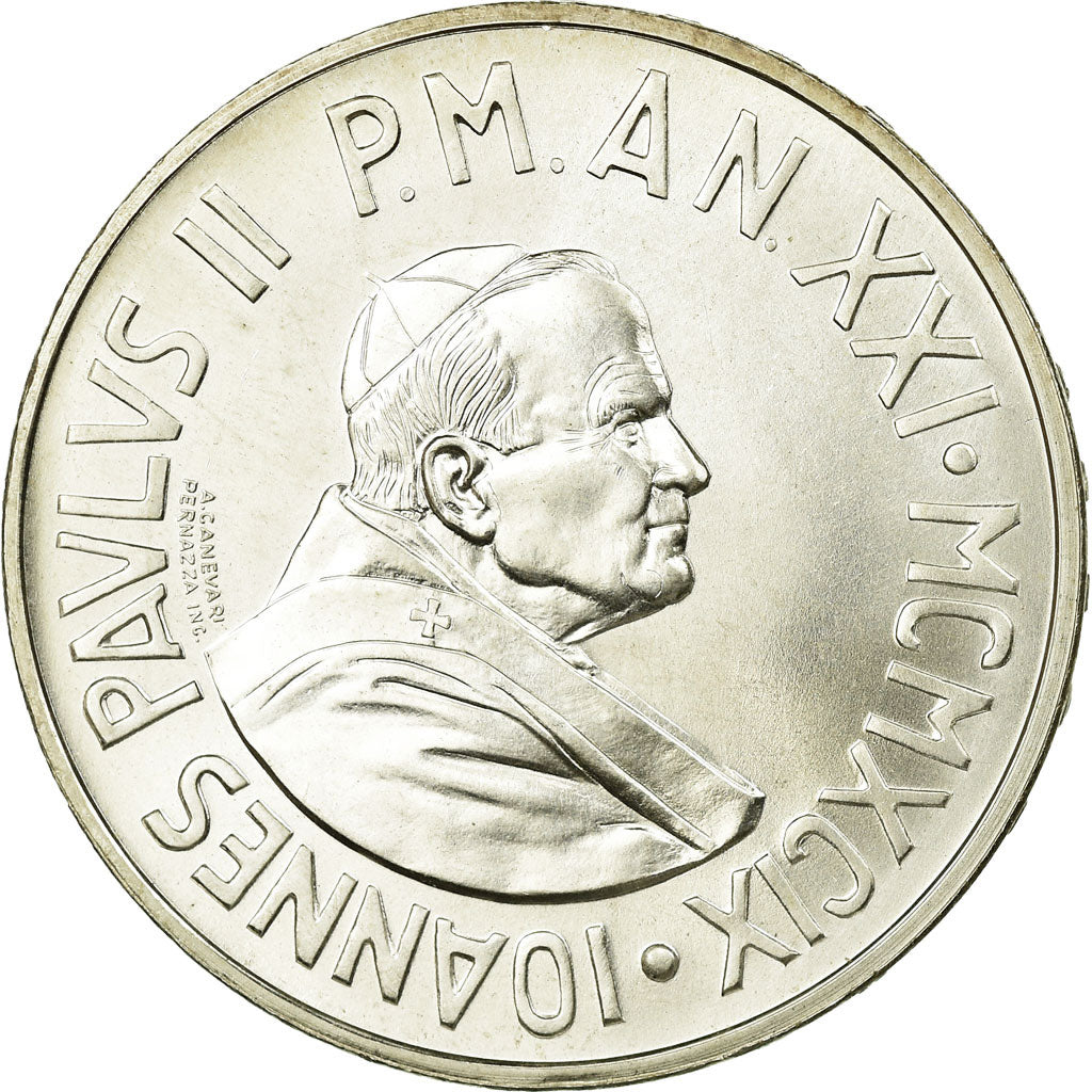 Monnaie, Cité du Vatican, John Paul II, 1000 Lire, 1999, Rome, SPL, Argent