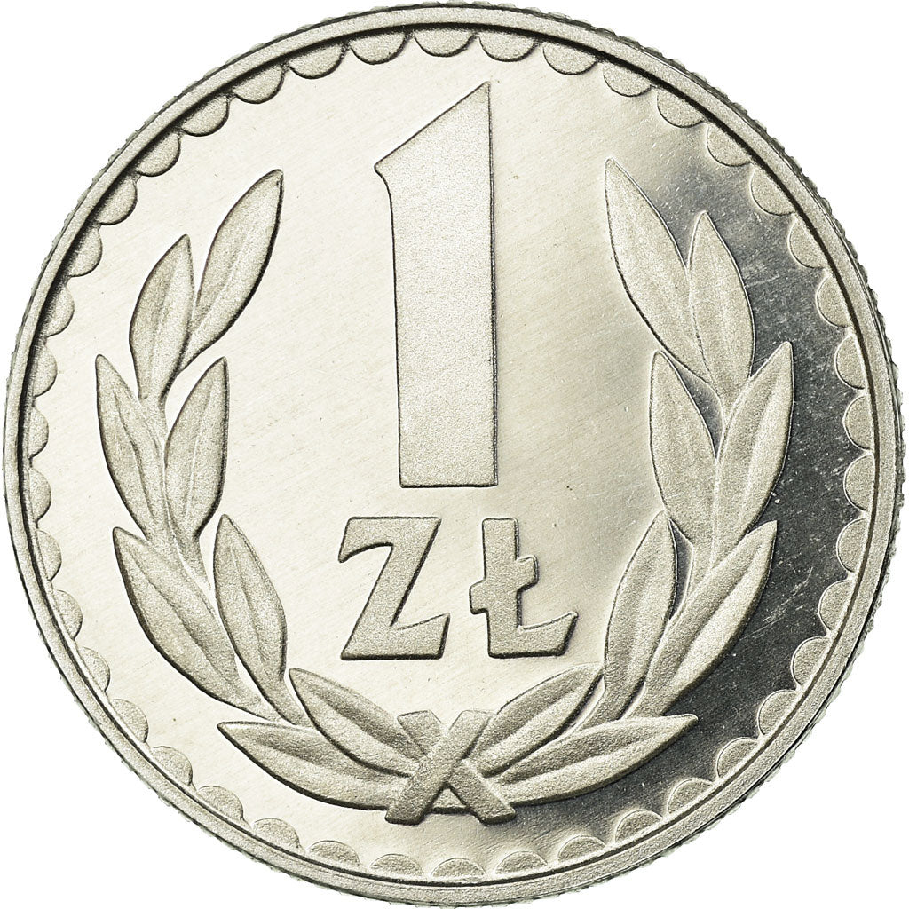 Coin, Poland, Zloty, 1981, Warsaw, MS(65-70), Aluminum, KM:49.1