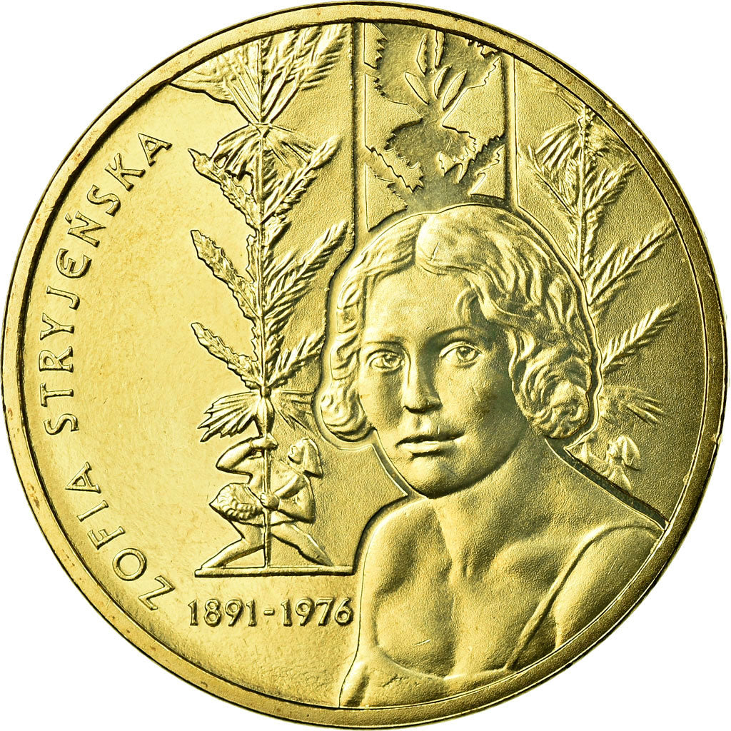 Coin, Poland, 2 Zlote, 2011, Warsaw, MS(65-70), Brass, KM:764