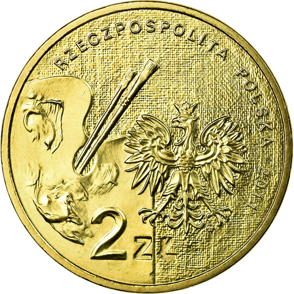 Coin, Poland, 2 Zlote, 2011, Warsaw, MS(65-70), Brass, KM:764