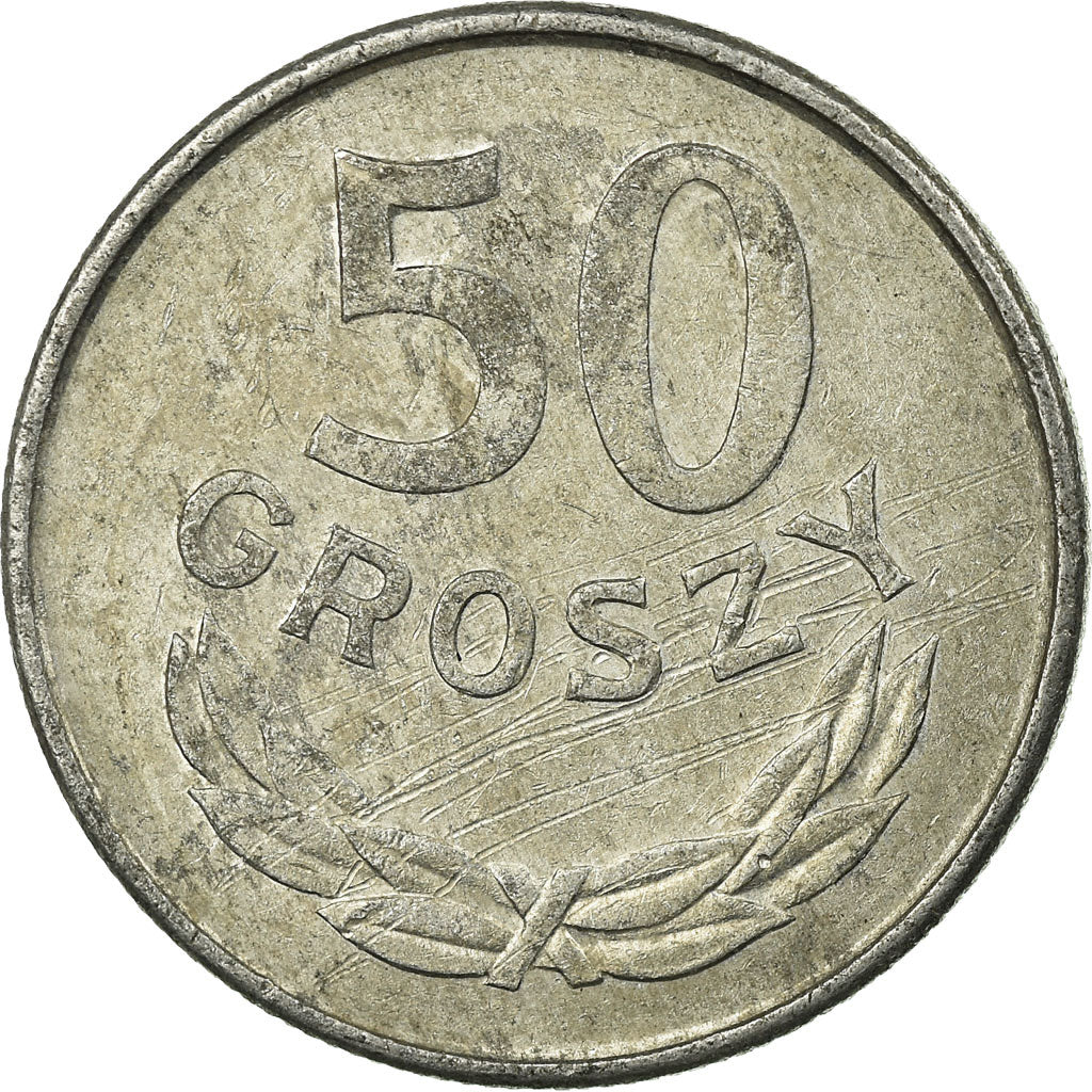 Munten, Polen, 50 Groszy, 1987, Warsaw, FR, Aluminium, KM:48.2