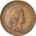 FRANCE, History, Louis XIV, Medal, AU(55-58), Mauger, Copper, 41, 30.60