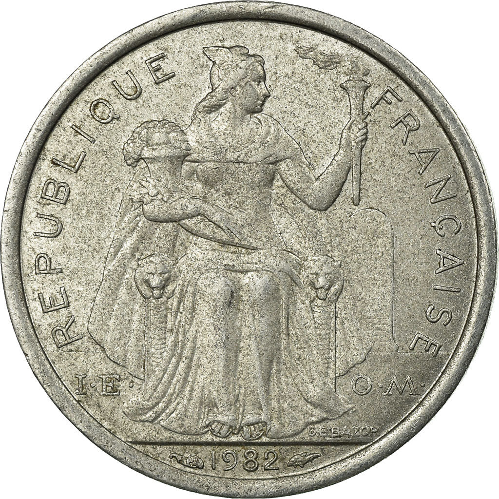 Monnaie, Nouvelle-Calédonie, Franc, 1982, Paris, TB+, Aluminium, KM:10