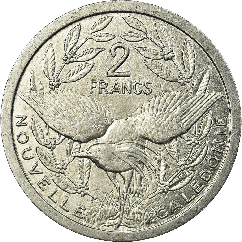 Coin, New Caledonia, 2 Francs, 1983, Paris, MS(63), Aluminum, KM:14
