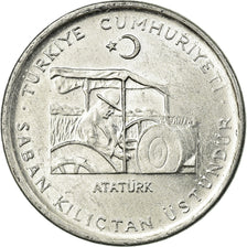 Coin, Turkey, 10 Kurus, 1975, AU(55-58), Aluminum, KM:898a