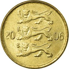 Coin, Estonia, 50 Senti, 2006, AU(55-58), Aluminum-Bronze, KM:24